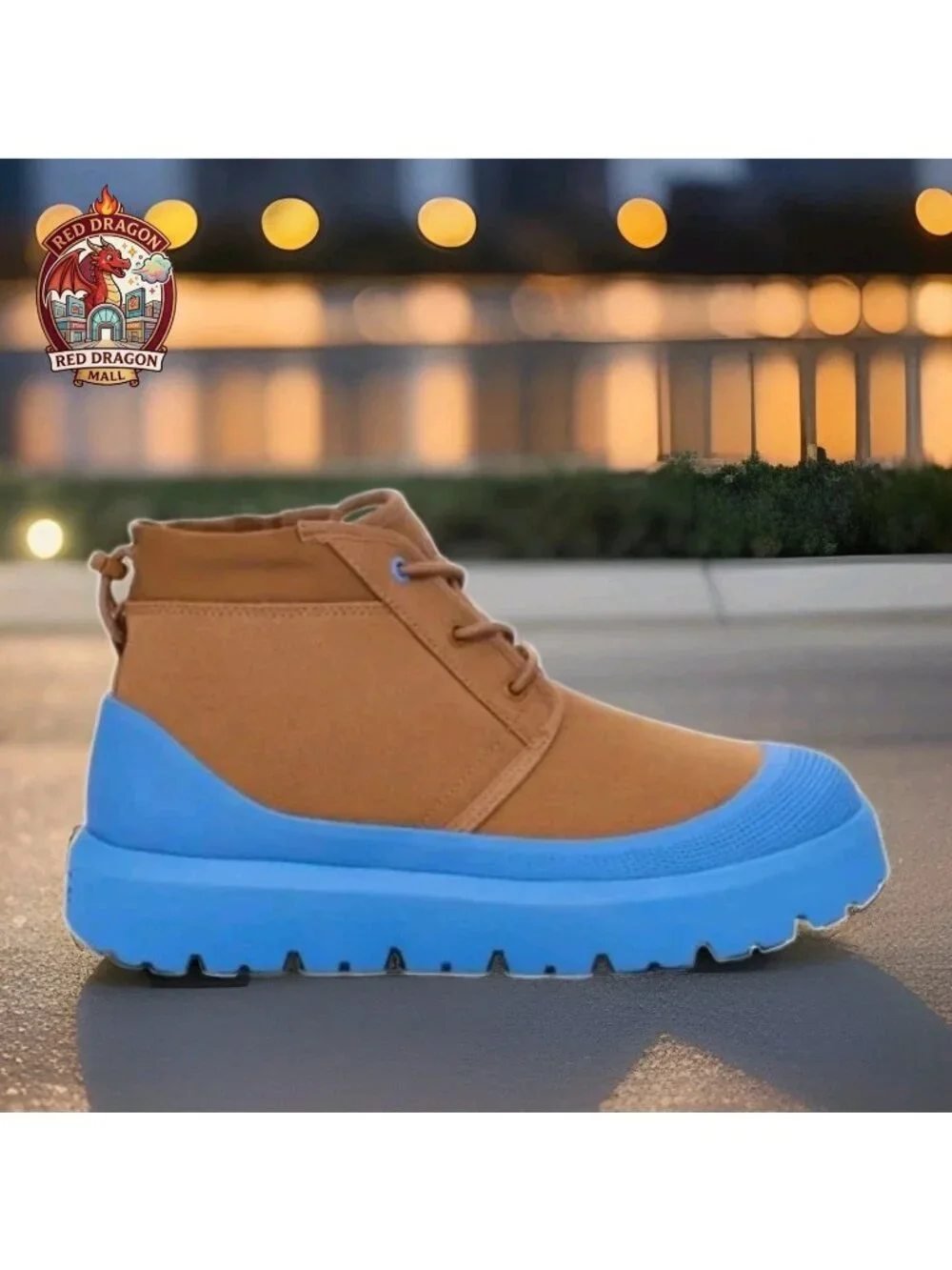 UGG Neumel Weather Hybrid Waterproof Chukka Chestnut Blue 1143991 - Men's Sz 11